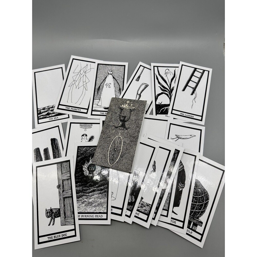 The Fantod Pack Edward Gorey 20 Card Tarot Deck w/ Book 2007 OOP